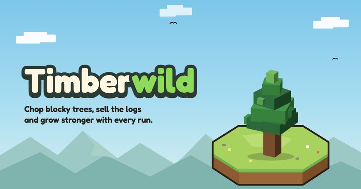 Social banner: the logo and pitch beside the pine on its island